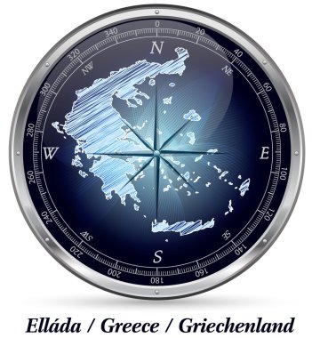 Yunanistan Haritası sınırları ile
