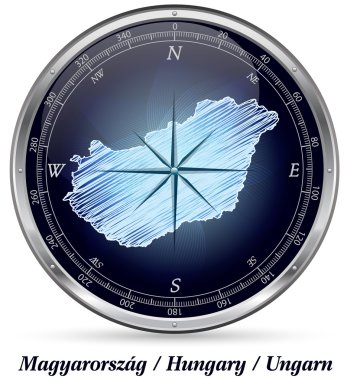 Macaristan haritası sınırları ile