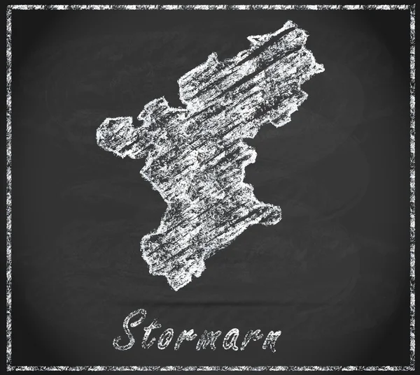 La carte de Stormarn — Photo