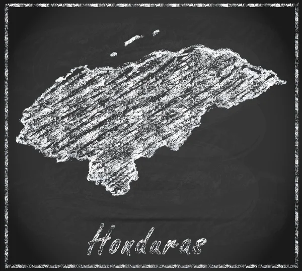 Mapa online de Honduras — Foto de Stock