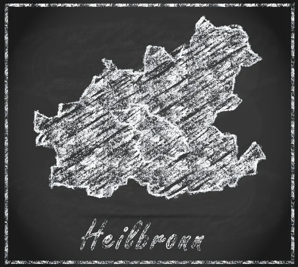 Map of Heilbronn — Stock Photo, Image