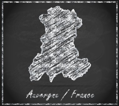 auvergne Haritası