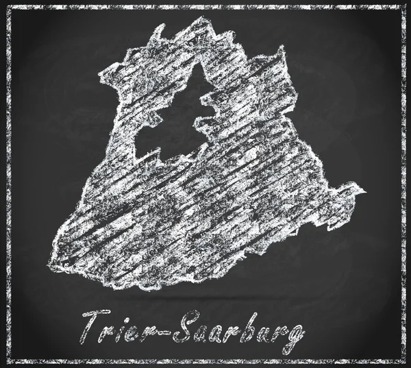 La carte de Trèves-Saarburg — Photo