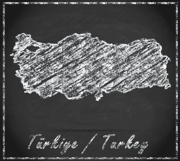 Map of Turkey — Stock Photo, Image