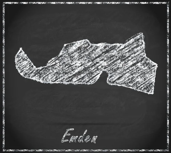 Map of Emden — Stock Photo, Image