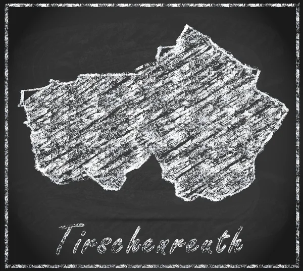 Map of Tirschenreuth — Stock Photo, Image