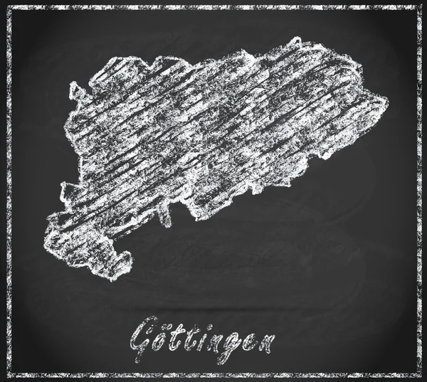 Map of Goettingen — Stock Photo, Image