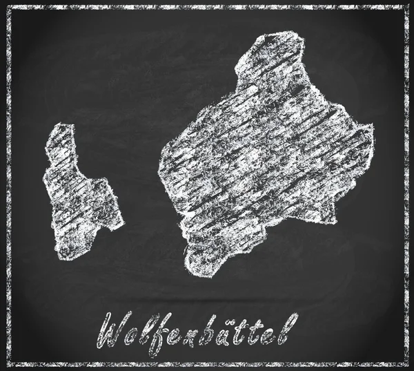 Карта Вольфенбюеттеля — стоковое фото