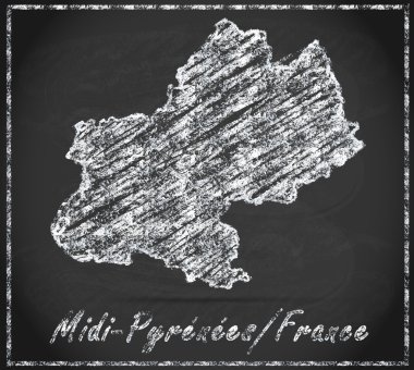 Karte von Midi-Pyrenäen