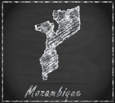 Mozambik Haritası