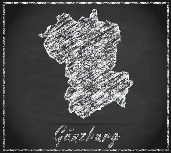 O mapa de Guenzburg — Fotografia de Stock