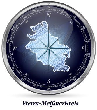 Werra-Meissner-Kreis Haritası