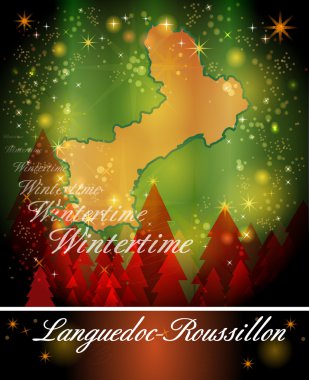 languedoc-roussillon Haritası