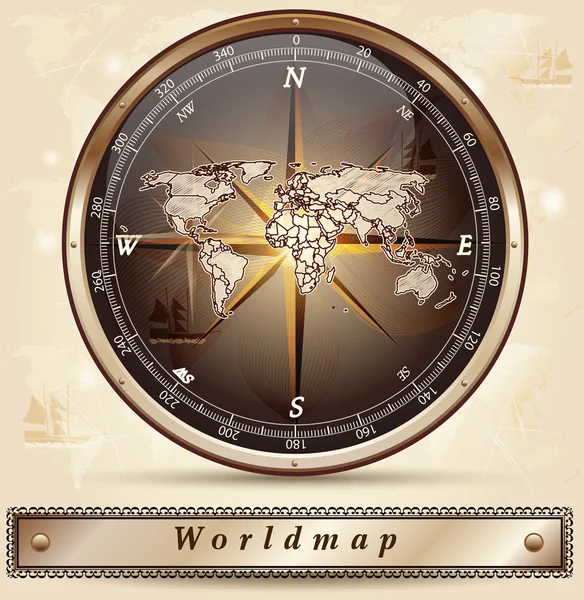 Map of world — Stock Vector