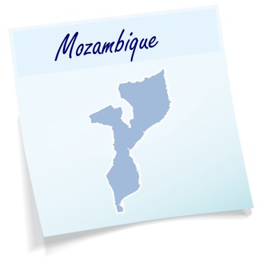 Mozambik Haritası