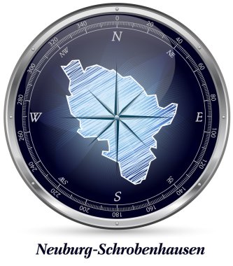 Neuburg Schrobenhausen Haritası