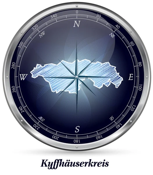 La carte de Hildburghausen — Image vectorielle