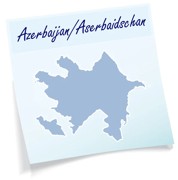 Mapa online de Azerbaiyán — Archivo Imágenes Vectoriales