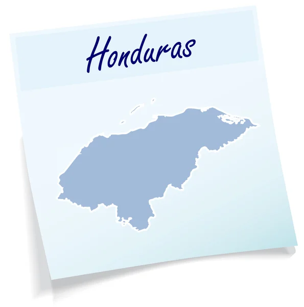 Mapa online de Honduras — Archivo Imágenes Vectoriales