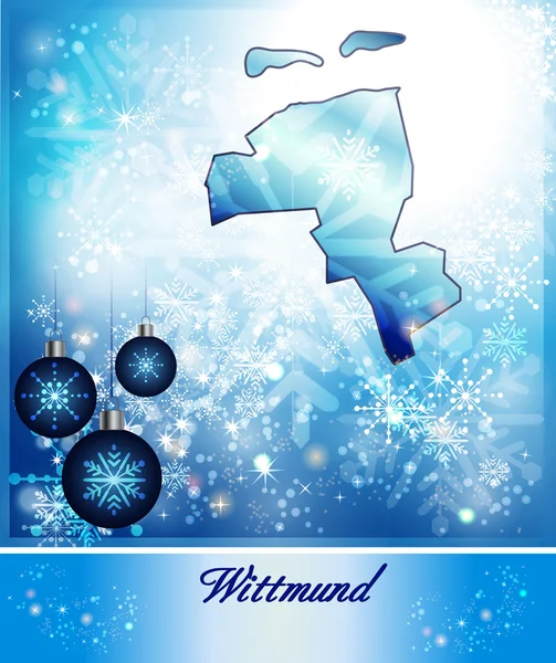 Map of Wittmund — Stock Vector