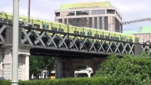 Dublin City Dart Tren — Vídeos de Stock