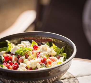 Taze salata.