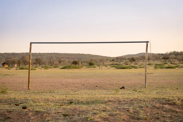 Terrain de football africain — Photo