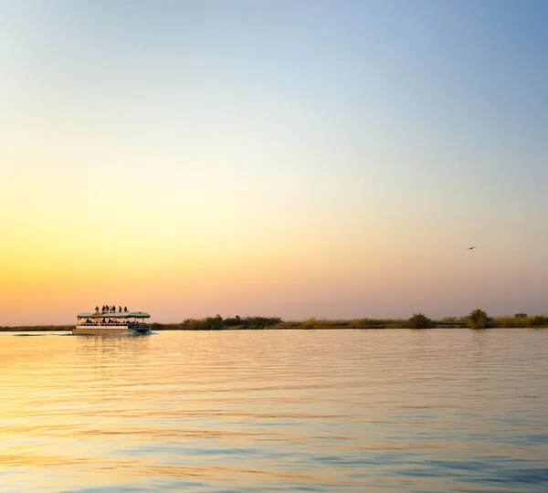 Crucero por el río Chobe — Foto de Stock