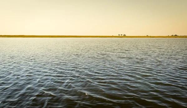 Chobe rzeka krajobraz — Zdjęcie stockowe