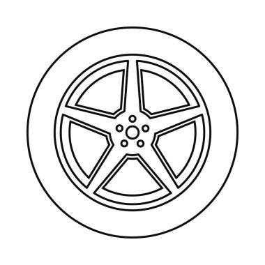 Araç lastiği ya da tekerlek lastiği alaşımlı.