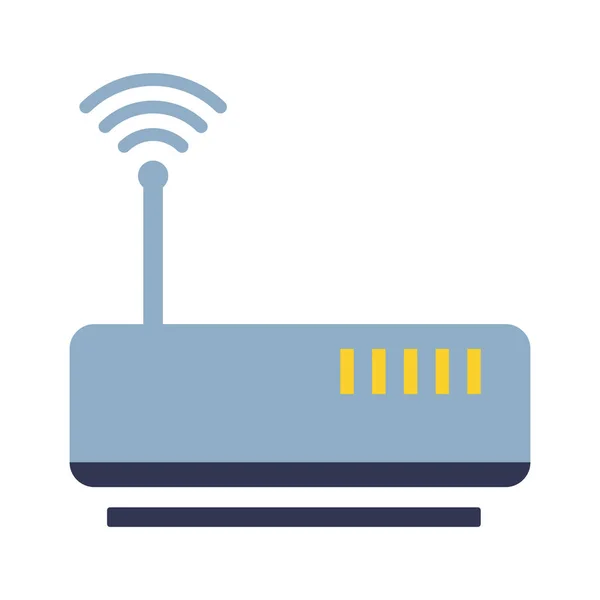 Wireless Router Internet Network Vector Icon — Stock Vector