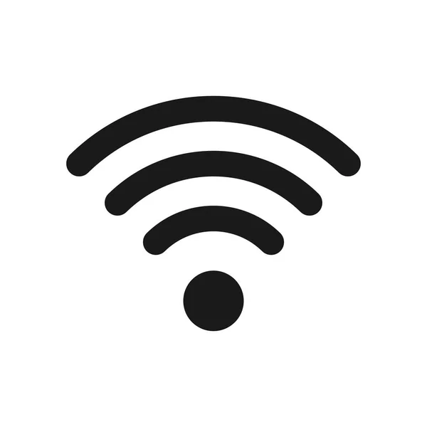 Wifi Symbol Wireless Internet Concept Vector Icon — Stock Vector