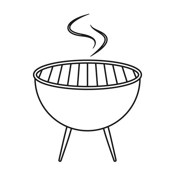 Barbecue Bbq Grill Vectoricoon — Stockvector
