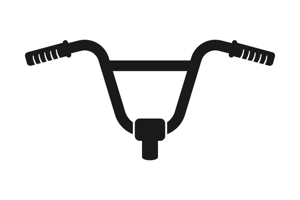 Manillar Bicicleta Estilo Bmx Vector — Vector de stock
