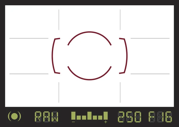 Visor de cámara — Archivo Imágenes Vectoriales