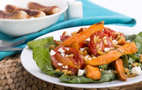 Geroosterde pompoen salade — Stockfoto