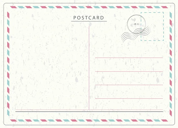 Vector de postal de viaje — Archivo Imágenes Vectoriales