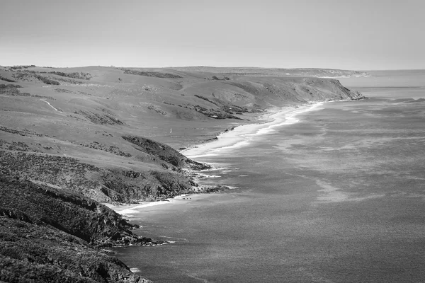 Côte australienne Noir et blanc — Photo