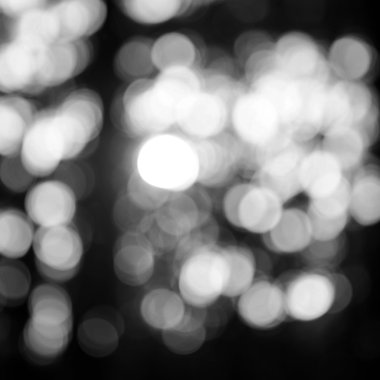 Bokeh arka plan siyah ve beyaz