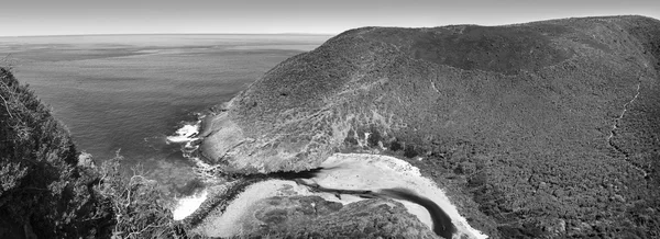 Полуостров Флерье Южная Австралия Черно-белый — стоковое фото