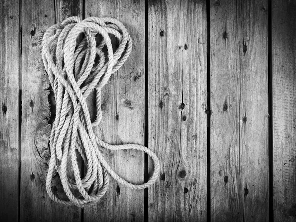 Rope Black and White — Stock Photo, Image