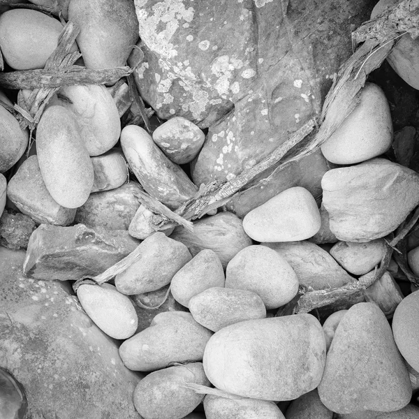 Zen kameny černé a bílé — Stock fotografie