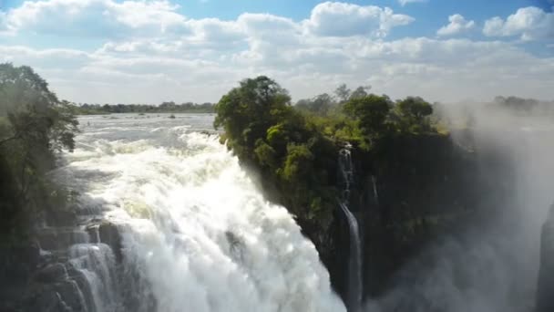 Виктория водопад Дьявольская катаракта — стоковое видео