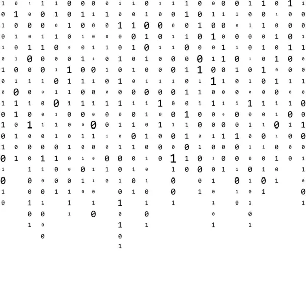 概要行列の背景.バイナリコンピュータコード。コーディング。ハッカーの概念。ベクター背景イラスト — ストックベクタ