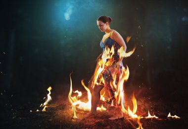 Alevler tarafından Yakılan değil