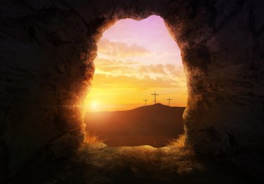 Empty tomb clipart