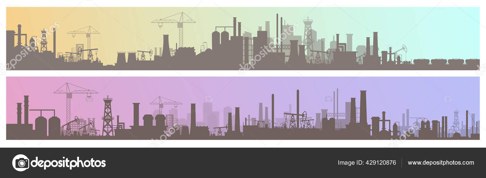 Industry, manufacture landscapes vector illustrations, cartoon flat urban industrial site or zone with manufacturing plants silhouettes Stock Vector Image by Β©Nataliia2910@ #429120876 Industry, manufacture landscapes vector illustrations, cartoon flat urban industrial site or zone with manufacturing plants silhouettes Stock Vector Image by Β©Nataliia2910@ #429120876