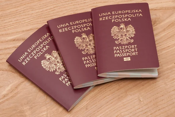 Πολωνικά, Ευρωπαϊκή Ένωση διαβατηρίων — Φωτογραφία Αρχείου