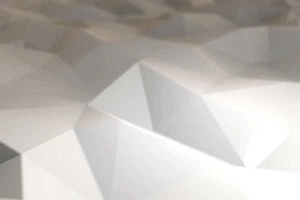 White abstract crystal background with depth of field — Stockfoto