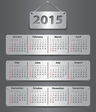 2015 İngiliz takvimi